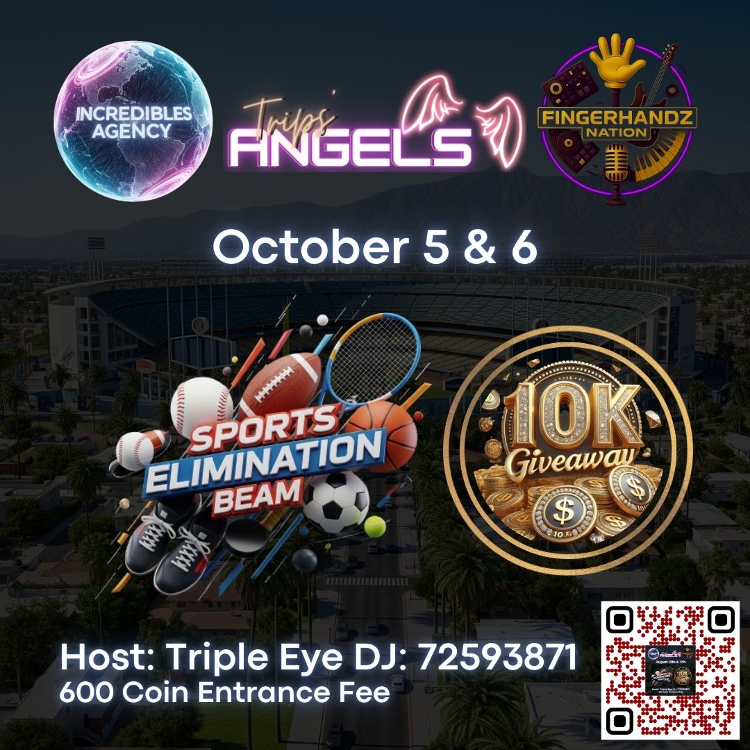 The Incredibles Agency Presents: Sports Elimination Beam Hosted by Triple Eye Dj.